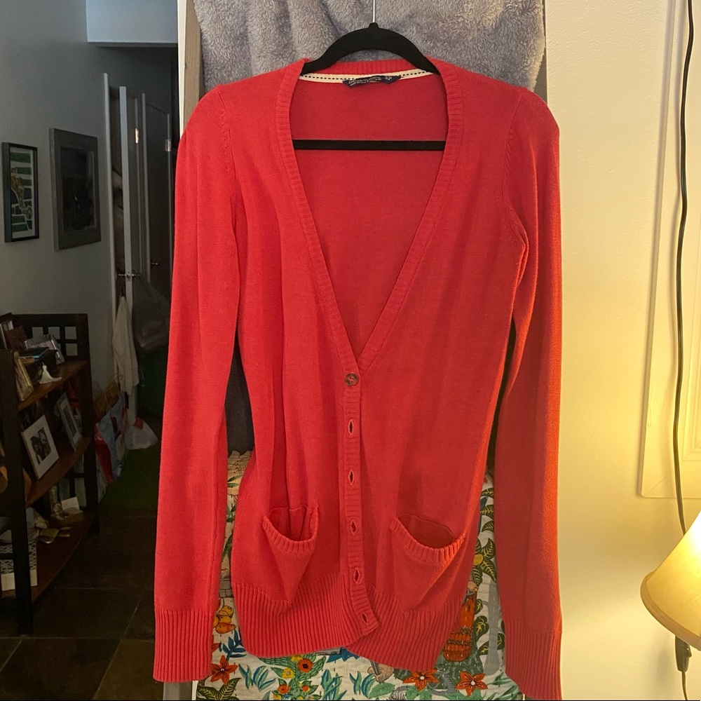Strawberry Red Cardigan from Bluenotes
